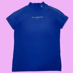 St ANDREWS セントアンドリュース ストレッチ モックネック シャツ S