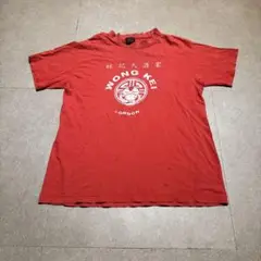London ロンドン　中華　レストラン　漢字　半袖　tシャツ　赤　レッド