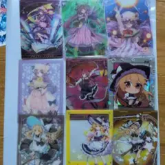 東方Project パチュリーノーレッジ 霧雨魔理沙小悪魔カード