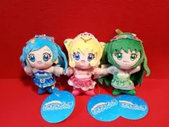 3種　ぴちぴちピッチ ぬいぐるみマスコット るちあ 波音 リナ ナムコ限定