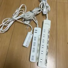 3個　Panasonic 電源タップ 1500W など　延長コード