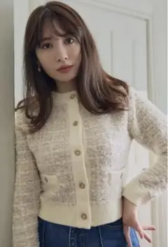 Mercer Tweed Cardigan herlipto ツイード カーデ