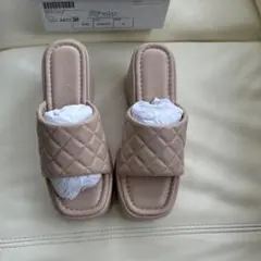 ミュール♡キルティングサンダル♡防水♡新品未使用