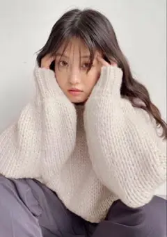 今田美桜　ローゲージニットトップス　mb1362