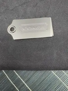 COACH タグ型金属キーホルダー　コーチ