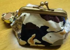 花柄　うさぎ柄　がま口　財布　小物入れ