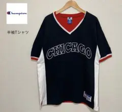 Champion チャンピオン　半袖Tシャツ　サイズM 刺繍　シカゴブルズ