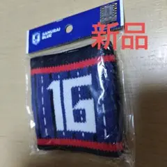 新品 サッカー日本代表 リストバンド 16 サムライブルー 日本製