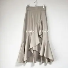 INGNI イング アシンメトリーフレアスカート F 匿名配送