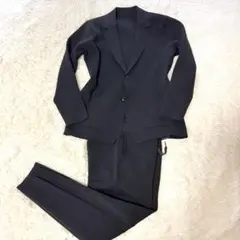 美品 アオキ パジャマスーツ プレミアム 黒 M あらえる