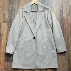 theory luxe セオリーリュクス チェスターコート グレー