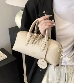 2wayハンドバッグ　ミルクベージュ