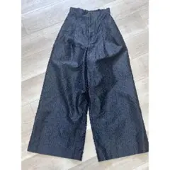 新品 定価29920円 ユナイテッドアローズ カットジャガード ワイドパンツ
