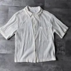 ZARA メンズ シャツ ストライプ S