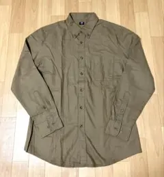 【美品】フランネルシャツ ボタンダウンシャツ M キャメル色