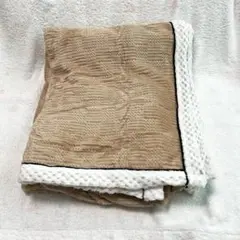 ●超柔軟羊毛布　ブランケット　ふんわり軽量　ベージュ　150x200cm