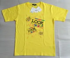 ダブルフォーカス LOOK Tシャツ 黄色 Ｍサイズ 新品
