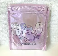 ちいかわ てんし♡あくま オーロラエコバッグ　やっちゃった深夜のドカ食い