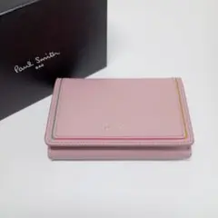 新品 ポールスミス カードケース 名刺入れ スワール ダスティピンク
