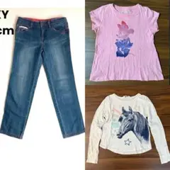 まとめ売り3点　130cm 子供服　セールしてます！