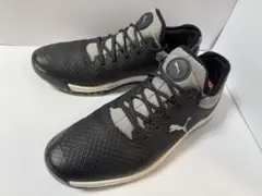 PUMA ALPHA CAT ゴルフシューズ ブラック/グレー