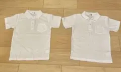アッシュベリー ポロシャツ 白 2枚セット 130 男女兼用