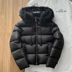 COACH コーチ ファー付きダウンジャケット S