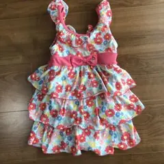 ミキハウス　水着　リーナちゃん　花柄