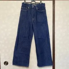 Levi's ダークブルーワイドレッグデニム