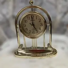 CITIZEN アーチ型置時計 ゴールド