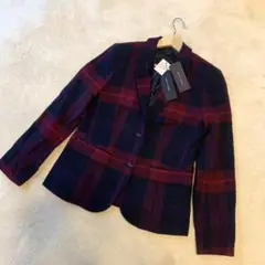 未使用品!トミーヒルフィガー ジャケット チェック 裏地総柄 サイズL