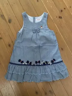 未使用miki HOUSE ノースリーブワンピース 110