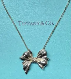 Tiffany(ティファニー) リボンシルバーネックレス