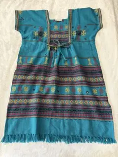 美品　マライカ ミラーワーク　ワンピース　　半袖