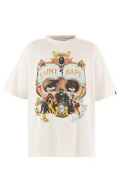 Sサイズ　SAINT Mxxxxxx x BAPE Tee