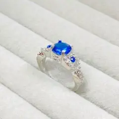 リング サファイア ブルー 11号