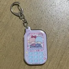 サンリオ　キキララ　胸キュンメモリーズ　ガラケー型キーホルダー