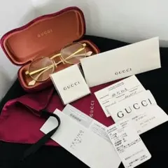 再×52値下げ!【GUCCI】 グッチ サングラス メガネ ※新品の付属品付き