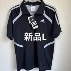 【新品】adidas CLIMACOOL ブラック ポロシャツ L