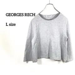 GEORGES RECH グレー 長袖トップス Lサイズ40 a220②