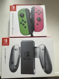 美品！ Switch Joy-Con L&R + 充電グリップ セット！