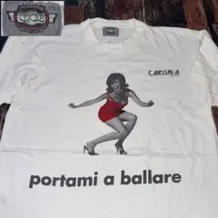 90s ヴィンテージTシャツ　フォトT ディスコ　クラブ　グッドデザイン　古着