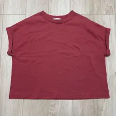 miroir de ensuite バーガンディ Tシャツ 赤 サイズ38