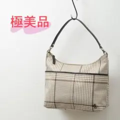 【極美品】LAUREN RALPH LAUREN ハンドバッグ ブラウン!