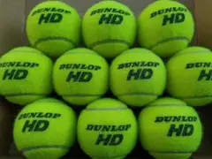 中古硬式テニスボール(DUNLOP HD) 10球