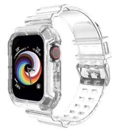新品未使用　40mm Apple Watch バンド　クリア　透明　夏