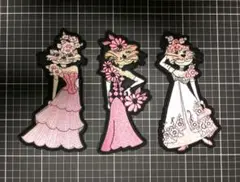 ロラライハリス　ワッペン　刺繍　猫　キャットレディ　ロラ　セット　お得