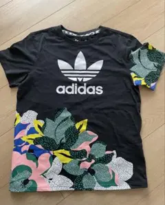 adidas 花柄 Tシャツ J/Sサイズ