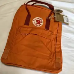 新品タグ付き　フェールラーベン　カンケンリュック　ブラットオレンジ KANKEN、2024春夏の新色✨ キイチゴのように淡い赤さが魅力的な