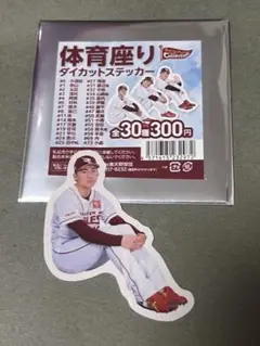 楽天イーグルス 体育座り ステッカー 荘司康誠